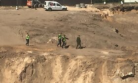 Radinys Vilniaus statybvietėje