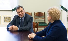 Dalia Grybauskaitė susitiko su naujuoju Europos Žmogaus Teisių Teismo teisėju