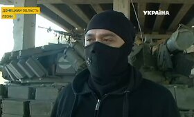 Lietuvis savanoris saugojo gyvybi&scaron;kai svarbų kelią į Donecko oro uostą