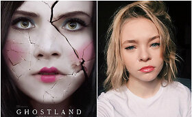 20-metė aktorė po filmavimosi siaubo filme liko su randu ant veido