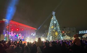 Radvili&scaron;kio Kalėdų eglės įžiebimas