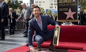 Holivudo &scaron;lovės alėjoje atidengta aktoriaus Hugh Jackmano žvaigždė