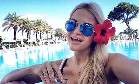 24-ąjį gimtadienį Neringa &Scaron;iaudikytė sutiko atostogaudama Turkijoje