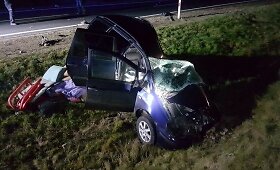 Kaktomu&scaron;a susidūrusių automobilių avarija Lenkijoje