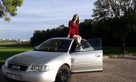 Automobilius taisanti Karolina Stankevičiūtė