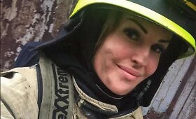 Norvegė Gunn Narten &ndash; kar&scaron;čiausia gaisrininkė pasaulyje