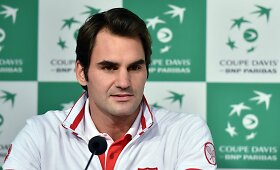 Rogeris Federeris nesitreniruoja ir neai&scaron;ku ar Daviso taurės finale padės &Scaron;veicarijai