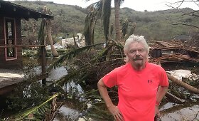 Uragano Irma nuniokota Richardo Bransono sala