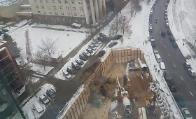 Vilniuje atsivėrė smegduobė