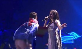 Jamalos pasirodymą &bdquo;Eurovizijoje&ldquo; sutrikdė ant scenos įsiveržęs Vitalijus Sediukas