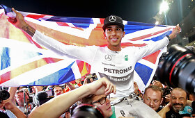 Lewisas Hamiltonas JAV tapo &bdquo;Formulės 1&ldquo; čempionu