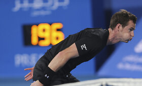Andy Murray pergale pradėjo naują teniso sezoną