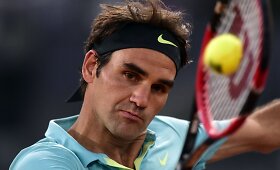 Rogeris Federeris Madrido starte pralaimėjo kylančiai žvaigždei Nickui Kyrgiosui
