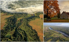 Skrydis vir&scaron; Nemuno kilpų regioninio parko