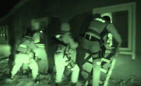 Čigonų tabore &ndash; netikėtas policijos reidas 
