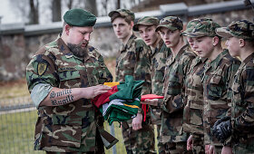 Laurynas Baltrūnas-Oblius Beižionių vaikų namuose veda jaunųjų &scaron;aulių būrelį
