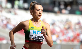 G.Galvydytė bėga pasaulio čempionato atrankoje