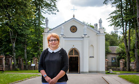 Jadvygos Chludok iniciatyva prikelta grafų Ti&scaron;kevičių koplyčia