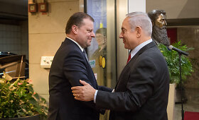 Saulius Skvernelis susitiko su Izraelio premjeru Benjaminu Netanyahu