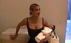 Kim Kardashian ir Kanye Westo dukra Chicago