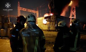Pirmadienio rytą dronais atakuota Ukrainos sostinė
