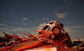 Ilinojaus valstijoje siautėję tornadai pareikalavo mažiausiai &scaron;e&scaron;ių gyvybių