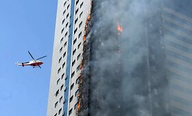 Gaisras dangoraižyje Jungtiniuose Arabų Emyratuose