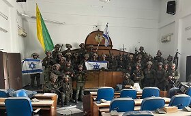 Izraelis &scaron;luoja Gazos Ruožą ant žemės ir po žeme