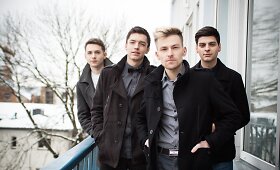 Grupės E.G.O. fotosesija &scaron;alčio sukaustytame Kaune