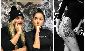 Iglė Bernotaitytė pasidarė naujas tatuiruotes