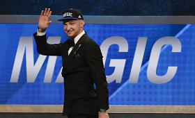 NBA naujokų birža: istorinis Domanto Sabonio vakaras