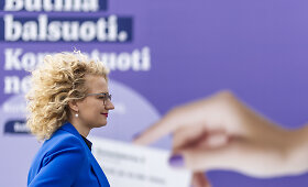 Au&scaron;rinė Armonaitė balsavo Respublikos Prezidento rinkimuose ir referendume