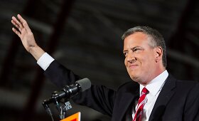 Niujorko meru i&scaron;rinktas demokratas Billas de Blasio