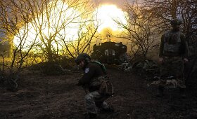 Karas Ukrainoje: fronte verda ar&scaron;ios kovos