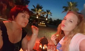 Donatos Virbilaitės atostogos Graikijoje su mama