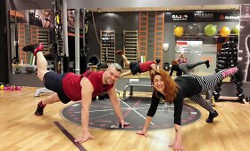 Tomas Sinkevičius sporto salėje