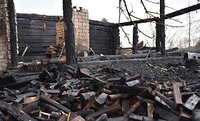 Gaisras Trakų rajone, Kozelki&scaron;kių kaime