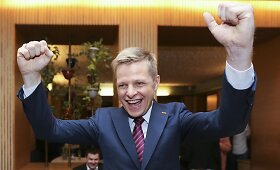 Rinkimų rezultatų laukimas Liberalų sąjūdžio būstinėje