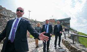 Premjeras Saulius Skvernelis ir ministrai apžiūrėjo Gedimino kalną