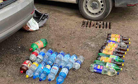 &Scaron;alčininkų rajone vien tikrintoje ma&scaron;inoje rasta 50 litrų alkoholio