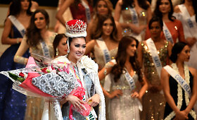 Grožio konkursą &bdquo;Miss International&ldquo; laimėjo Indonezijos atstovė