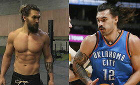 Antrininkai: Jasonas Momoa ir Stevenas Adamsas