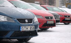 Slalomas SEAT taurei laimėti