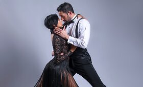 Tango &scaron;okėjai Marcos Ayala ir Paola Camacho