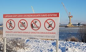Pirmasis ledas &ndash; per plonas ir dar pavojingas