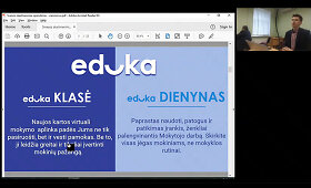 Naujo elektroninio dienyno pristatyme &ndash; mokinių duomenys