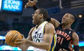 NBA: &bdquo;Toronto Raptors&ldquo; klubas įveikė &bdquo;Utah Jazz&ldquo; 