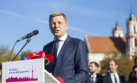 Remigijus &Scaron;ima&scaron;ius pristatė savo sprendimą antrą kartą kandidatuoti į Vilniaus mero postą
