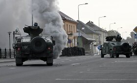 &Scaron;ilalės mieste ir jos apylinkėse vyko karinės pratybos 