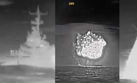 Ukrainos žvalgyba Kryme smogė raketas gabenančiam rusų laivui
